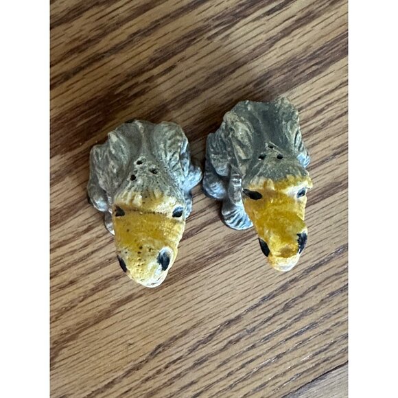 Vintage Ceramic Lion Figurines - Set Of 2 Hand-Painted Decorative Miniatures - Picture 4 of 11